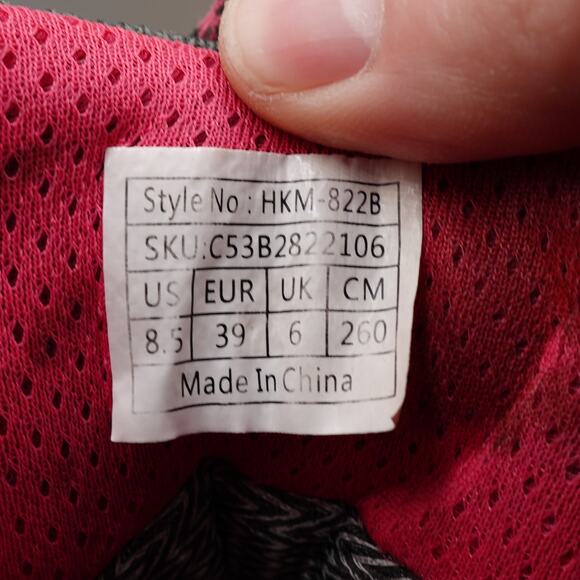 CLORTS Boots Womens 8.5 All Terrain Gray Pink Suede Hiking Trail HKM-822B Flaw - Picture 9 of 10